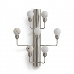 Raggiera Alabaster Globe Wall Sconce by Bling Lighting Studio
