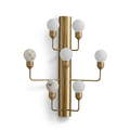 Raggiera Alabaster Globe Wall Sconce by Bling Lighting Studio