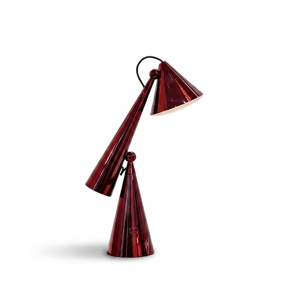 Articulated Cone Table Lamp by Bling Lighting Studio