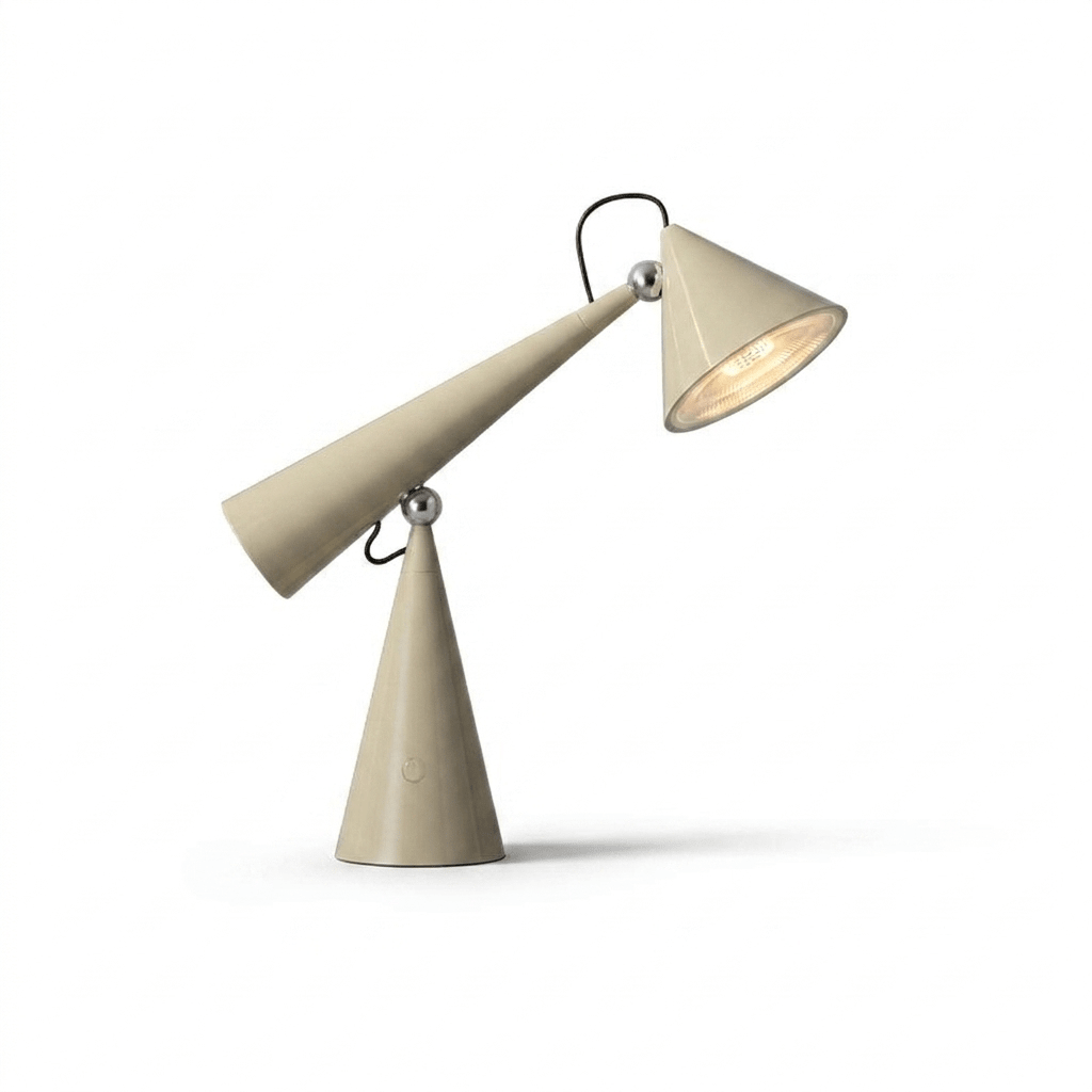 Articulated Cone Table Lamp by Bling Lighting Studio