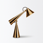 Articulated Cone Table Lamp by Bling Lighting Studio