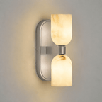 Alabaster Up-Down Wall Sconce by Bling Lighting Studio