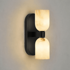 Alabaster Up-Down Wall Sconce by Bling Lighting Studio