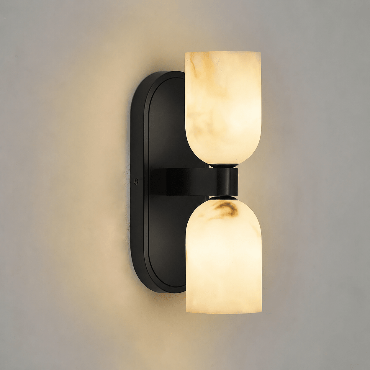 Alabaster Up-Down Wall Sconce by Bling Lighting Studio