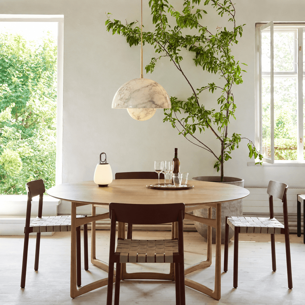 Alabaster Bud Pendant Lamp by Bling Lighting Studio