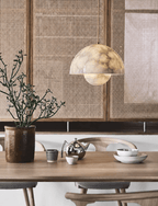 Alabaster Bud Pendant Lamp by Bling Lighting Studio