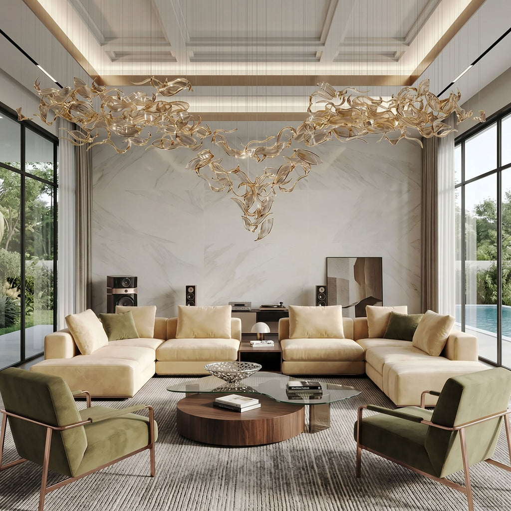 Swaying Leaves Chandelier