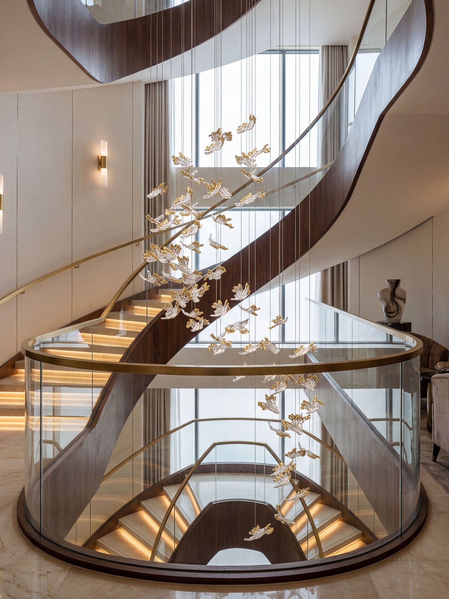 Swaying Leaves Chandelier