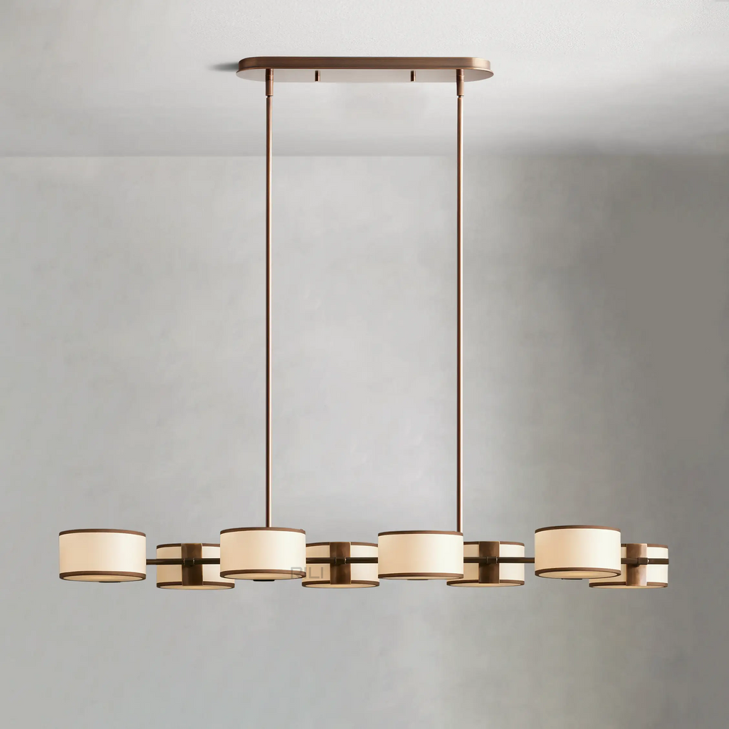 Daphne Linear Chandelier by Bling Lighting Studio