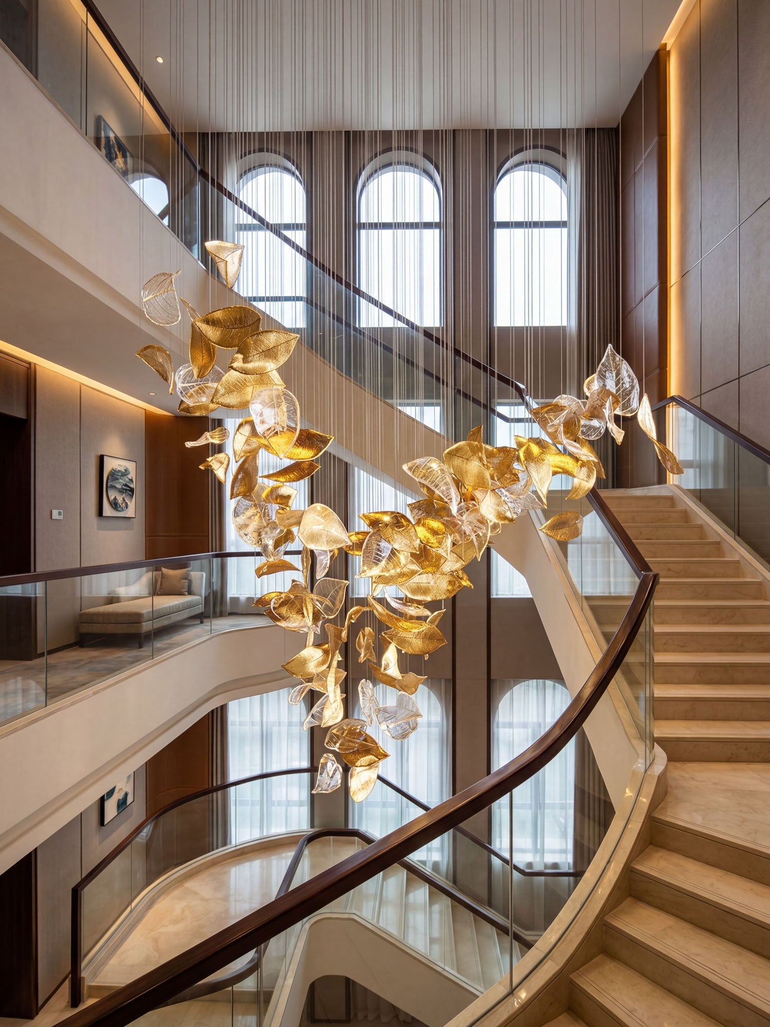 Swaying Leaves Chandelier