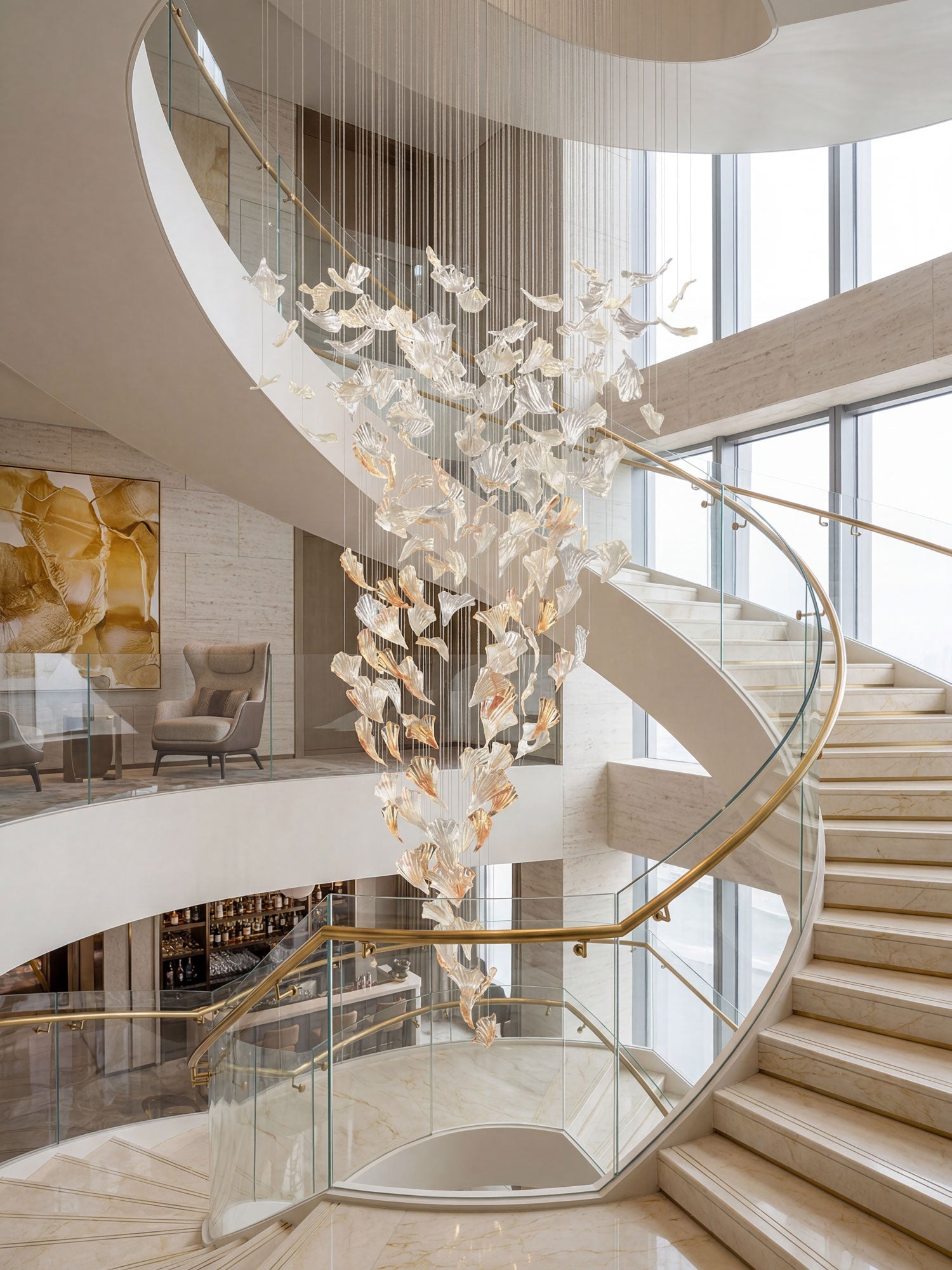 Swaying Leaves Chandelier