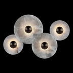 Median Alabaster Flush mount - 4 Surface