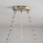 Crystal Flowers Fiore Linear Chandelier by Bling Lighting Studio