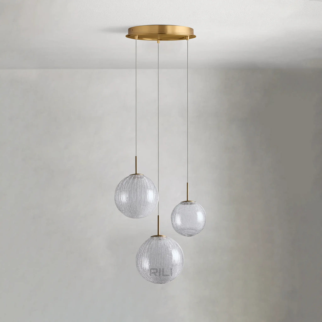 Casen Round Chandelier by Bling Lighting Studio