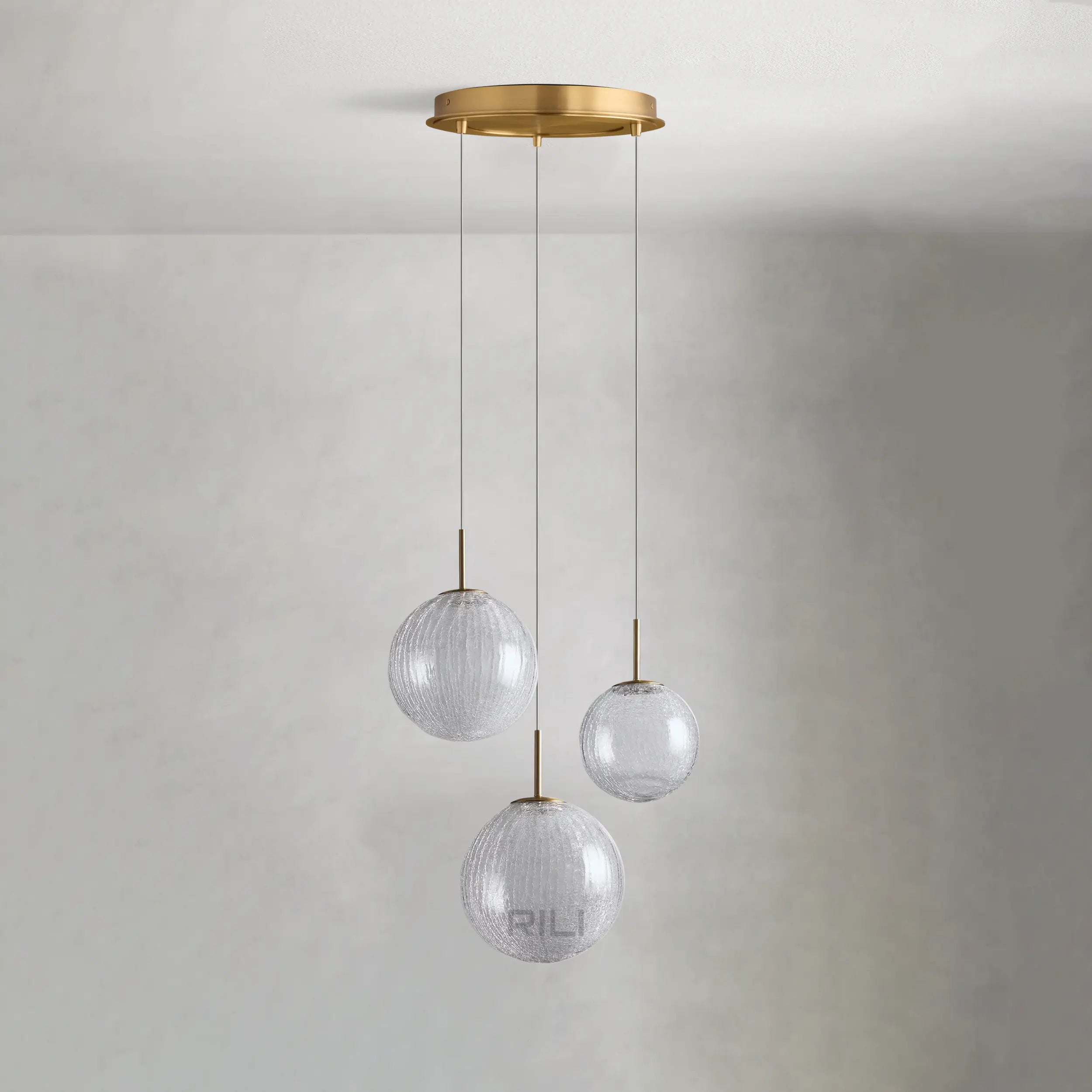 Casen Round Chandelier by Bling Lighting Studio