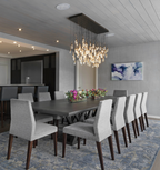 Modern Creative Seed Crystal Chandelier for Dining Room by Bling Lighting Studio