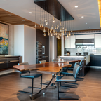 Modern Creative Seed Crystal Chandelier for Dining Room by Bling Lighting Studio