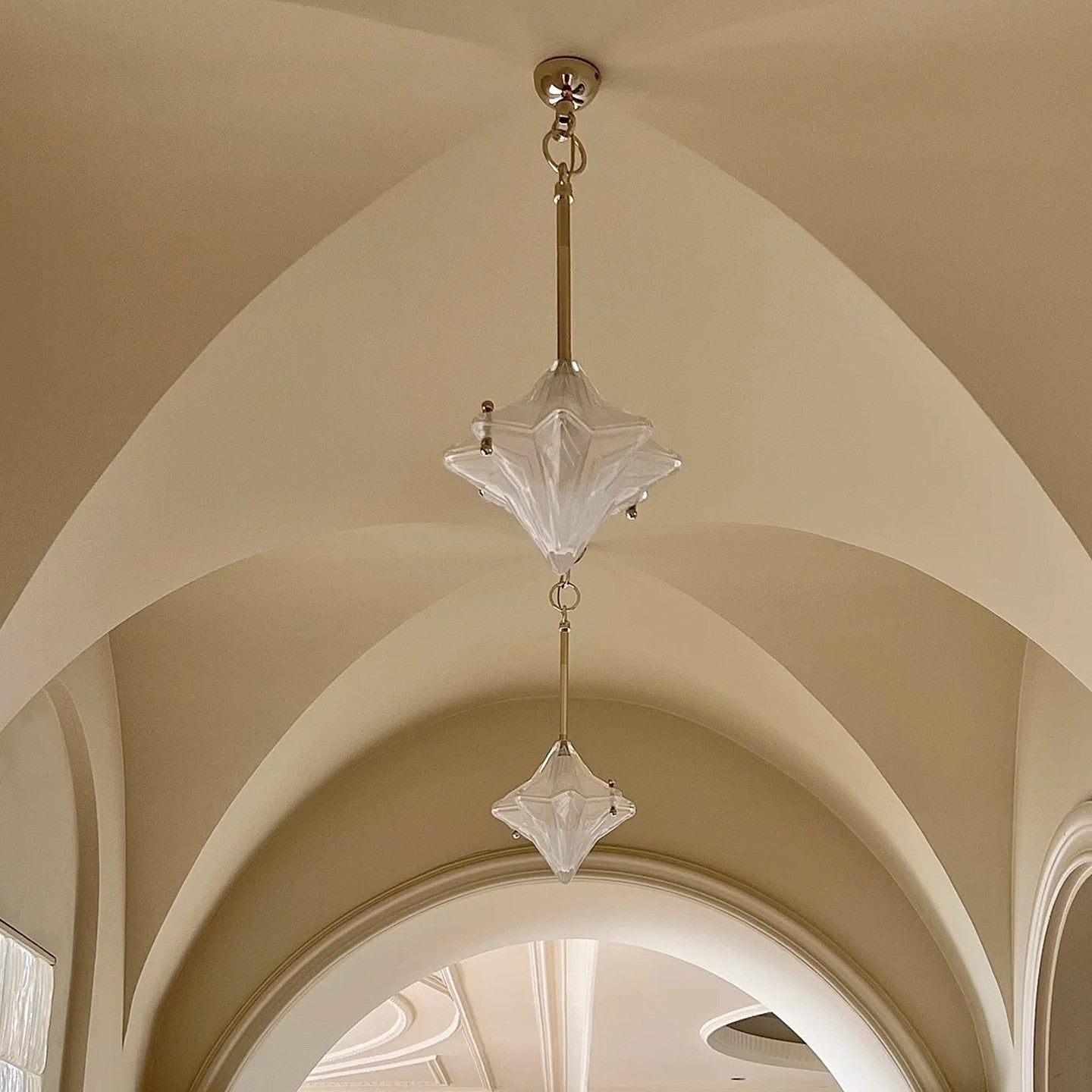 Prismatic Star Pendant Lamp by Bling Lighting Studio