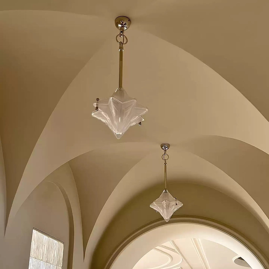Prismatic Star Pendant Lamp by Bling Lighting Studio