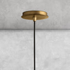 Colleena Hammered Glass Pendant