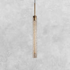 Colleena Hammered Glass Pendant