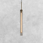 Colleena Hammered Glass Pendant