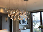 Modern Creative Seed Crystal Chandelier for Dining Room by Bling Lighting Studio