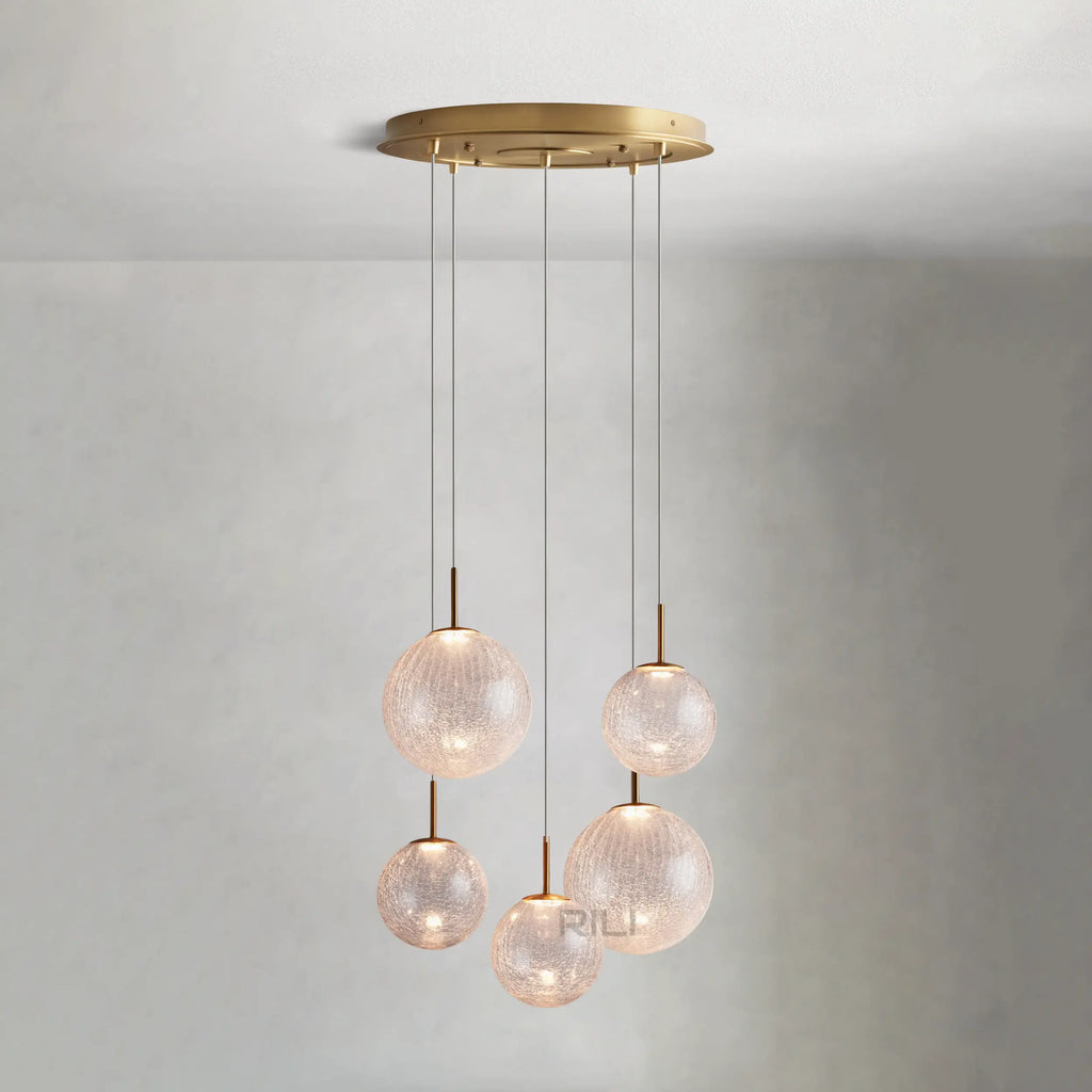 Casen Round Chandelier by Bling Lighting Studio