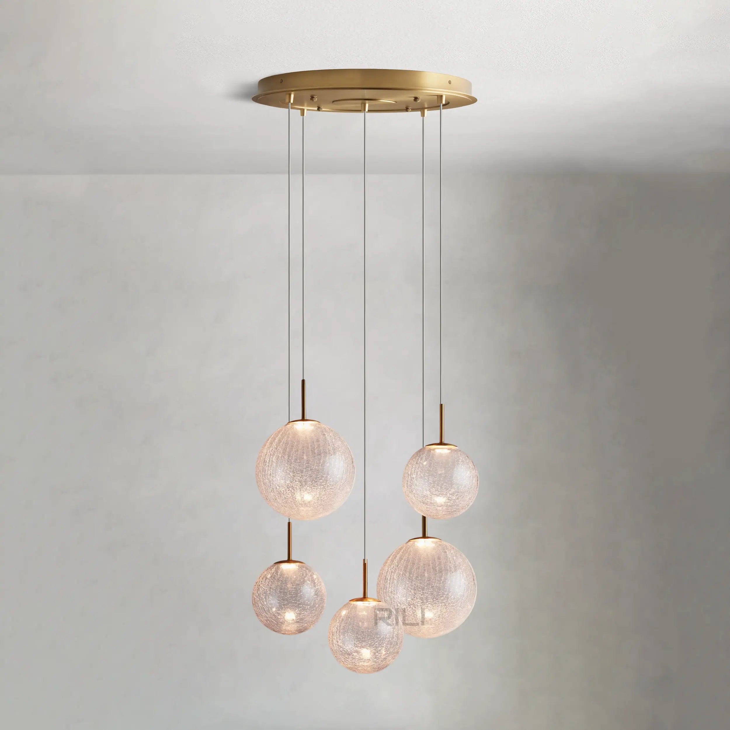 Casen Round Chandelier by Bling Lighting Studio
