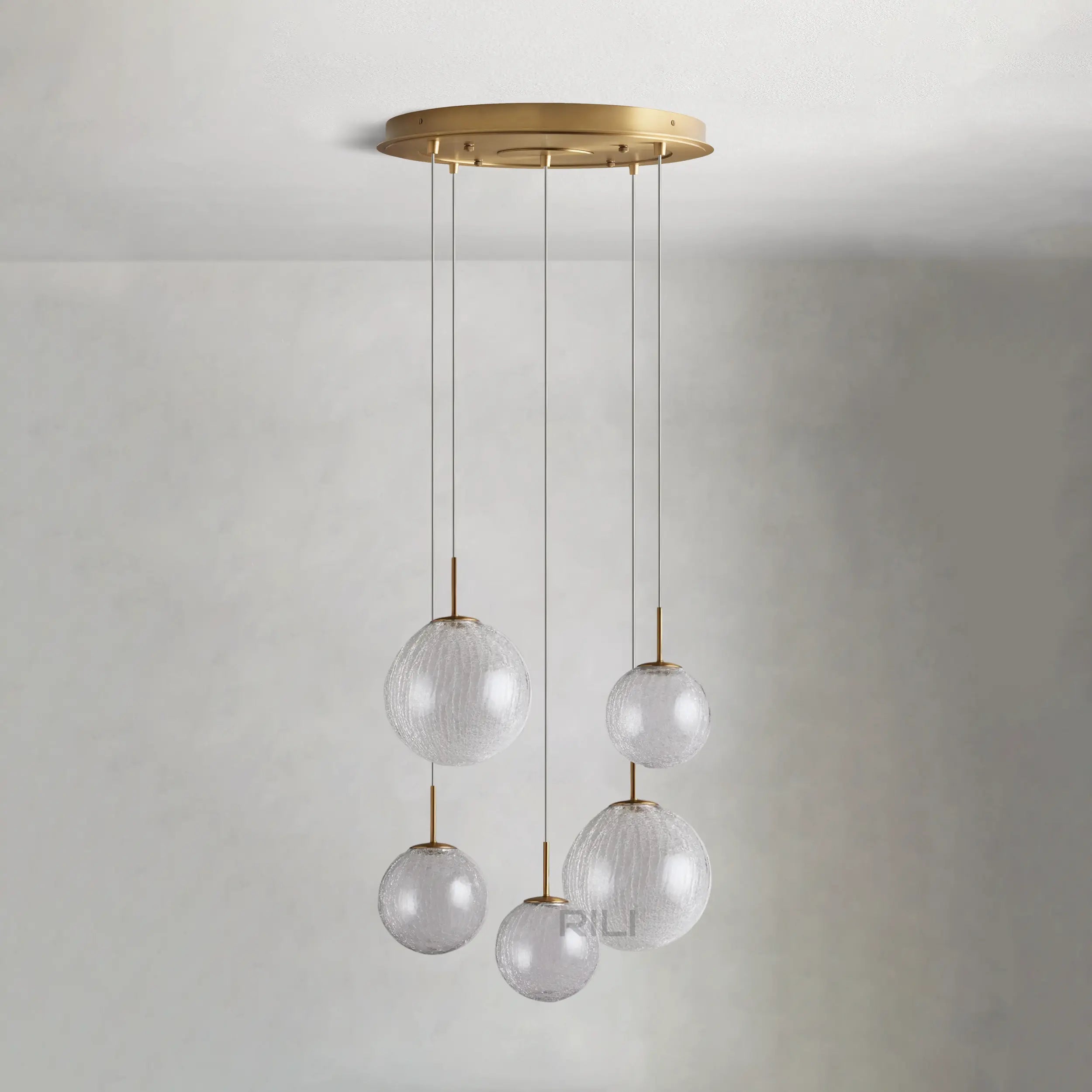 Casen Round Chandelier by Bling Lighting Studio