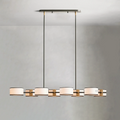 Daphne Linear Chandelier by Bling Lighting Studio