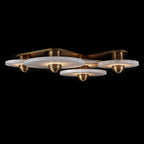 Median Alabaster Flush mount - 4 Surface