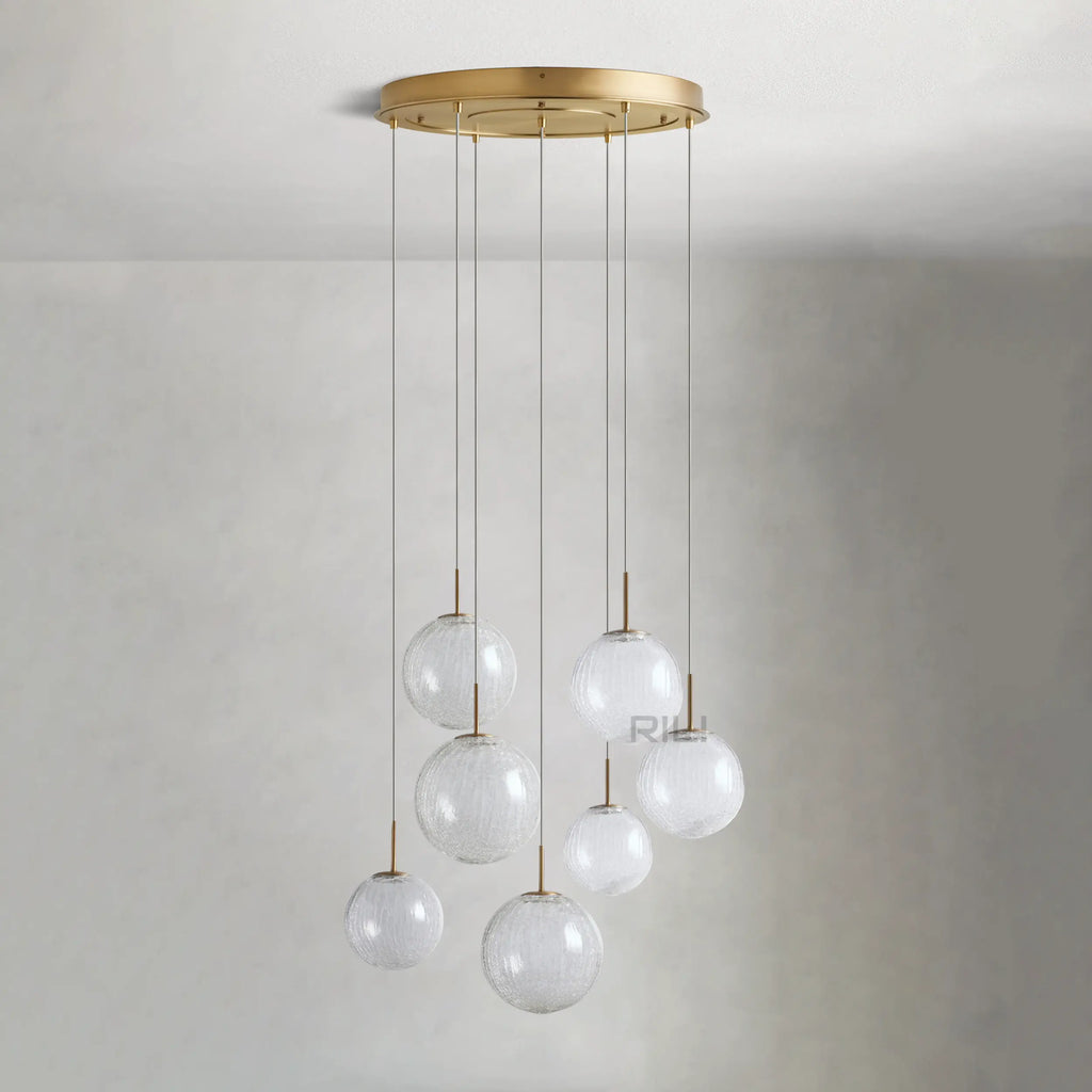 Casen Round Chandelier by Bling Lighting Studio
