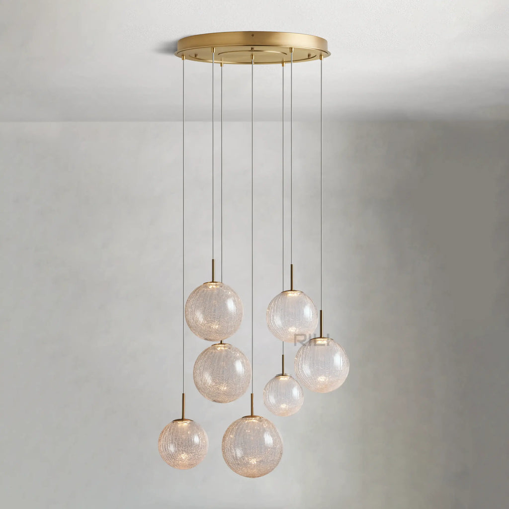 Casen Round Chandelier by Bling Lighting Studio