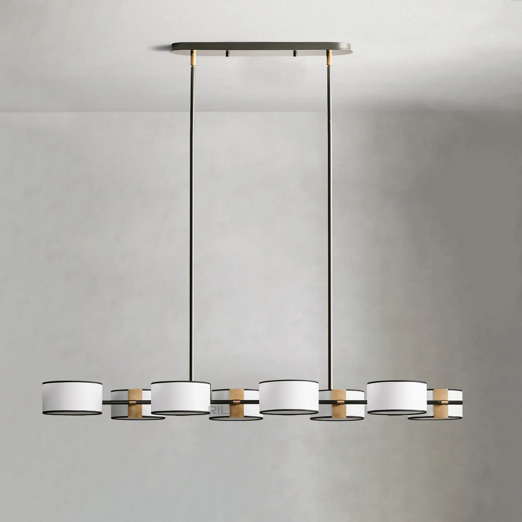 Daphne Linear Chandelier by Bling Lighting Studio