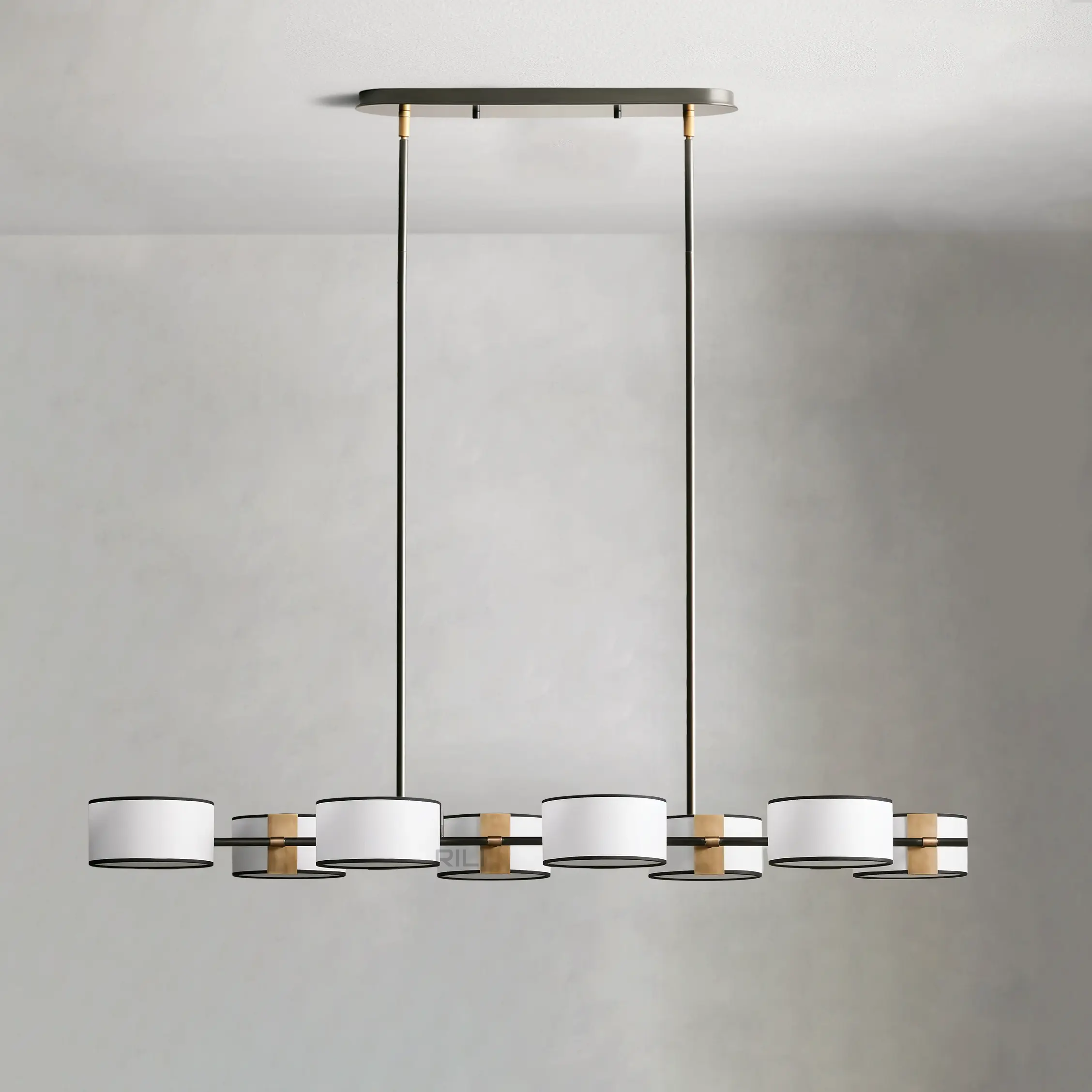 Daphne Linear Chandelier by Bling Lighting Studio