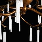 Jada Selenite Branch Chandelier 9 Light by Bling Lighting Studio