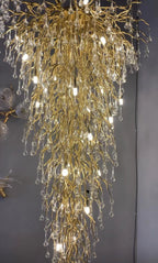 Water Drop Crystal Chandelier For Foyer/Staircase by Bling Lighting Studio