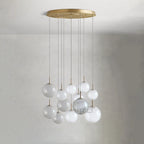 Casen Round Chandelier by Bling Lighting Studio
