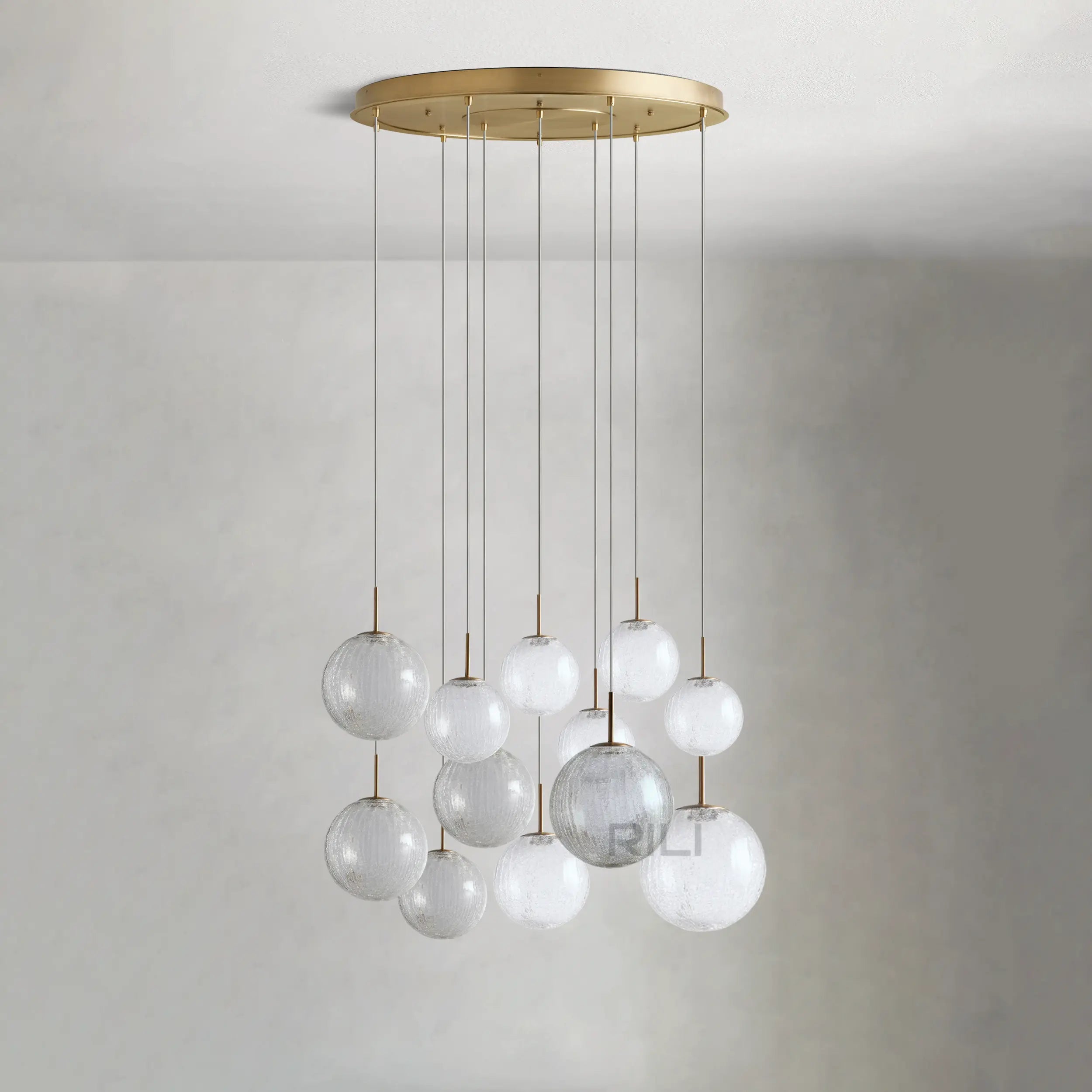 Casen Round Chandelier by Bling Lighting Studio