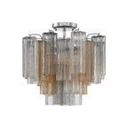 Addis Murano Glass Semi-Flush Ceiling Mount 17''W by Bling Lighting Studio