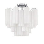 Addis Murano Glass Semi-Flush Ceiling Mount 17''W by Bling Lighting Studio