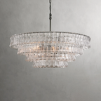 Ghiaccio Round Chandelier by Bling Lighting Studio