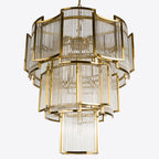 Brass Monte Carlo Grande Chandelier 26.8"