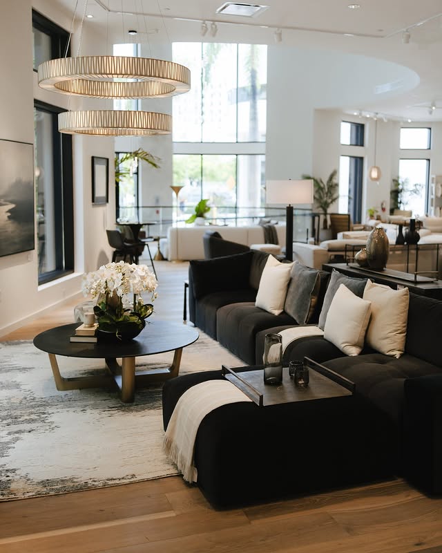 Jeunet 2-Tier Round Chandelier by Bling Lighting Studio