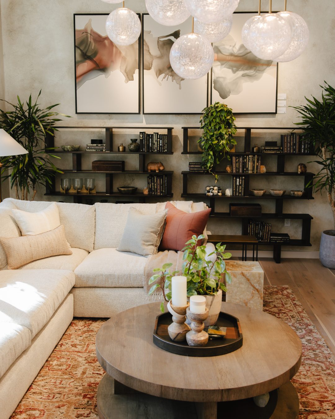 Casen Round Chandelier by Bling Lighting Studio