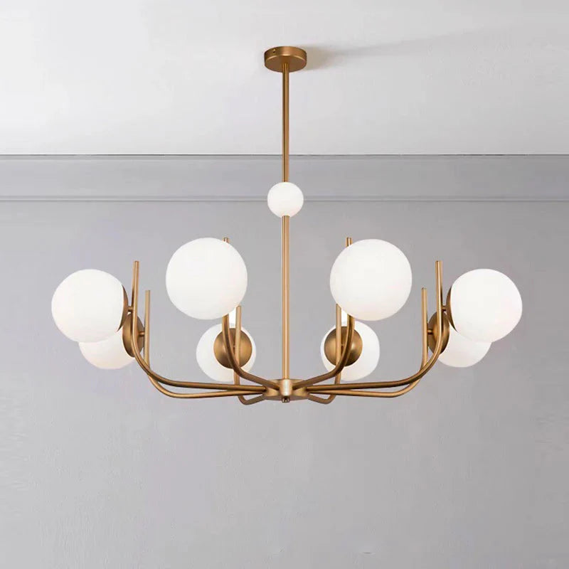 6-8-10 Lights Mid Century Modern Ceiling Light - Bling Lighting Studio