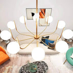 6-8-10 Lights Mid Century Modern Ceiling Light - Bling Lighting Studio