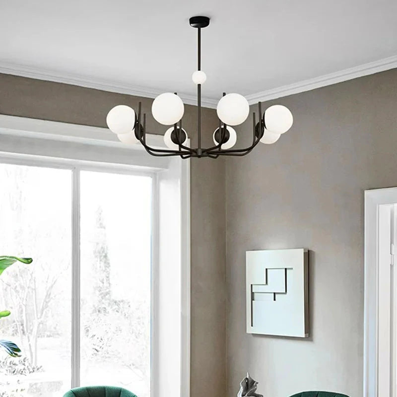 6-8-10 Lights Mid Century Modern Ceiling Light - Bling Lighting Studio