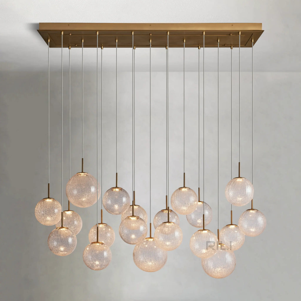 Casen Linear Chandelier by Bling Lighting Studio